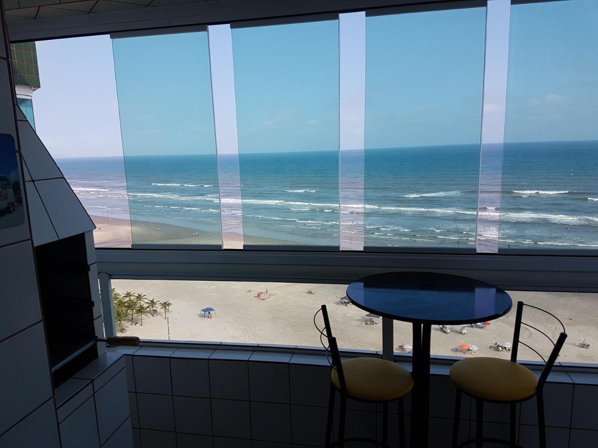 Pedacinho Do Ceu - Frente Ao Mar +Varanda Gourmet Praia Grande  Exterior foto