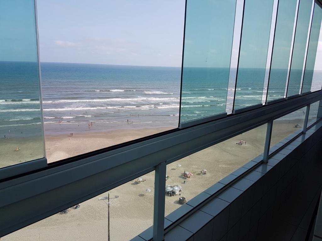 Pedacinho Do Ceu - Frente Ao Mar +Varanda Gourmet Praia Grande  Exterior foto